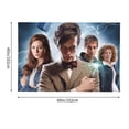 thumbnail image 5 of Doctor Who Tapestry, Anime Wall Poster Art, Wall Tapestry For Bedroom Living Room Dorm Room, Wall Hanging For Festival Party Events Background Photography Backdrop, 60x40 Inch, 5 of 9