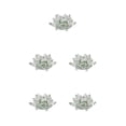 thumbnail image 1 of Injueey Cristal fino Flor de loto Minerales Pisapapeles Cristales Flores Colección decorativa Recuerdos Fiesta Verde Type2 NO2, 1 of 6
