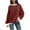 Wine, variant on purcolt Women's Oversized Sweatshirt Long Sleeve Casual Crewneck Color Block Pullover Tops Casual Comfy Fall Fashion Winter Clothes