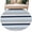 Navy blue, gray, light blue, variant on Runner Rug 2 x 6 Ft, Blue Grey Striped Washable Non-Slip Floor Mat for Kitchen Hallway/Entryway, Farmhouse Stripes Modern Abstract Art Long Kitchen Runner Area Rugs for Living Room, Low-Profile