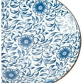 thumbnail image 3 of TJ Global Set of 4 Japanese Pottery Ceramic 6.8 Inch Plates for Any Meal and Dish, Japanese Dinnerware and Tableware with Traditional Blue Design POR607, 3 of 9