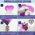 thumbnail image 2 of Tzgsonp 3D Heart Wind Spinner Metal Stainless Steel Heart Wind Catchers with Hook Hanging Wind Spinner Rotatable Love Heart Wind Chimes, 2 of 7