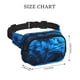 thumbnail image 4 of Fotbe Wolf Cangurera Cuadrada con Estampado de Doble Capa, Bolsa de Cintura Ajustable Mini para Hombres y Mujeres, 4 of 9
