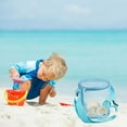 thumbnail image 3 of Children Beach Bag Shell Collecting Bag Mesh Toy Storage Bag With Adjustable Shoulder Strap, Sandproof And Foldable For Outdoor Activities, 3 of 5