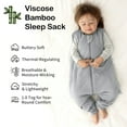 thumbnail image 4 of Easyfi Toddle Sleep Sack with Legs 24-36M (2T-3T) Ultra Soft Bamboo Wearable Blanket with Feets, 2-Way Zipper, 4 of 5