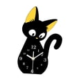 thumbnail image 3 of Reloj de mesa con motivo de gato, acrílico, diseño moderno, silencioso, ideal para el salón, la habitación infantil, una estantería o como regalo, 3 of 9