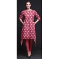 thumbnail image 2 of Bimba Pink Ranunculus Tango Floral Indian Tunic Tops For Girls Printed Casual Top For Women Ethnic Kurti Large, 2 of 6
