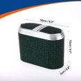 thumbnail image 4 of Bote de Basura para Automóvil Único Bargains Colgante para Puerta de Automóvil Rhinestone Plástico Verde Negro 1pcs, 4 of 6