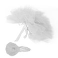 thumbnail image 2 of Trajes de fotografía para bebés, falda, tocado, sesión de fotos, accesorios para fotografía de recién nacidos, disfraz, blanco, 2 of 14