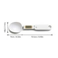 thumbnail image 3 of Balanza de cuchara digital para cocina 500 g / 0,1 g Mini báscula electrónica portátil de a Tomshoo Escala digital, 3 of 7