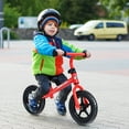 thumbnail image 2 of Costway Kids Balance Bike No Pedal Training Bicycle w/ Adjustable Handlebar & Seat Red, 2 of 9