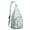 Grey-31, variant on Great White Shark Sling Backpack - Funny Cartoon Shark Face Print, Multi-Functional Pack for Cycling & Daily Commute