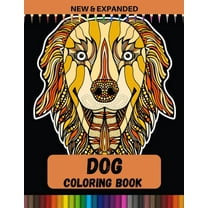 Dog Coloring Book (New & Expanded) : Relaxing Coloring Book For Adult (Paperback)