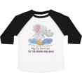 thumbnail image 3 of Inktastic My Tia Loves me to the Moon and Back Elephant Family Boys or Girls Toddler T-Shirt, 3 of 5