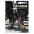thumbnail image 2 of Botas de moto elegantes: diseño clásico, cómodas y transpirables, adecuadas tanto para desplazamientos diarios como para conducción informal.,Marrón,46, 2 of 29