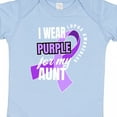 thumbnail image 4 of Inktastic I Wear Purple for My Aunt Lupus Awareness Boys or Girls Baby Bodysuit, 4 of 5