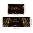 2 Piece Non Kitchen Mat Runner Rug Set Doormat Merry Christmas Blankets