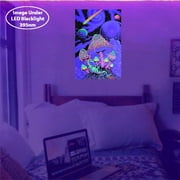 Cosmic Shroom by Space Tribe Non-Flocked Blacklight Poster 24 x 36