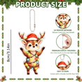 thumbnail image 4 of Christmas Tree Ornaments, Cute Animal Hanging Decorations, Acrylic Pendant with Light Bulbs, Winter Holiday Home Decor, Xmas Party Favors, Seasonal Charm for Indoor Decoration, Gift for Friends, 4 of 5