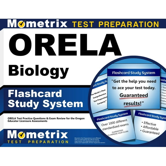 Orela Biology Flashcard Study System : Orela Test Practice Questions & Exam Review for the Oregon Educator Licensure Assessments (Cards)