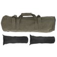 thumbnail image 1 of Slatcetga Sacos de arena ajustables para fitness, bolsa de entrenamiento con pesas de lona para entrenamiento en el jardín (verde militar), 1 of 8