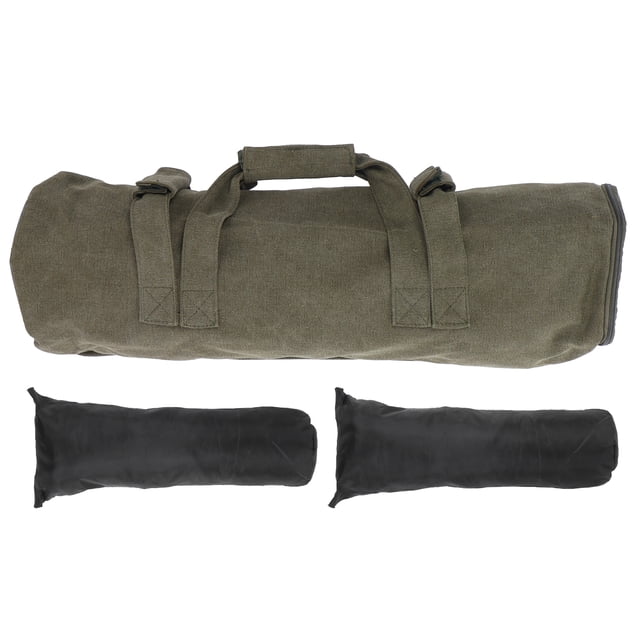 Slatcetga Sacos de arena ajustables para fitness, bolsa de entrenamiento con pesas de lona para entrenamiento en el jardín (verde militar)