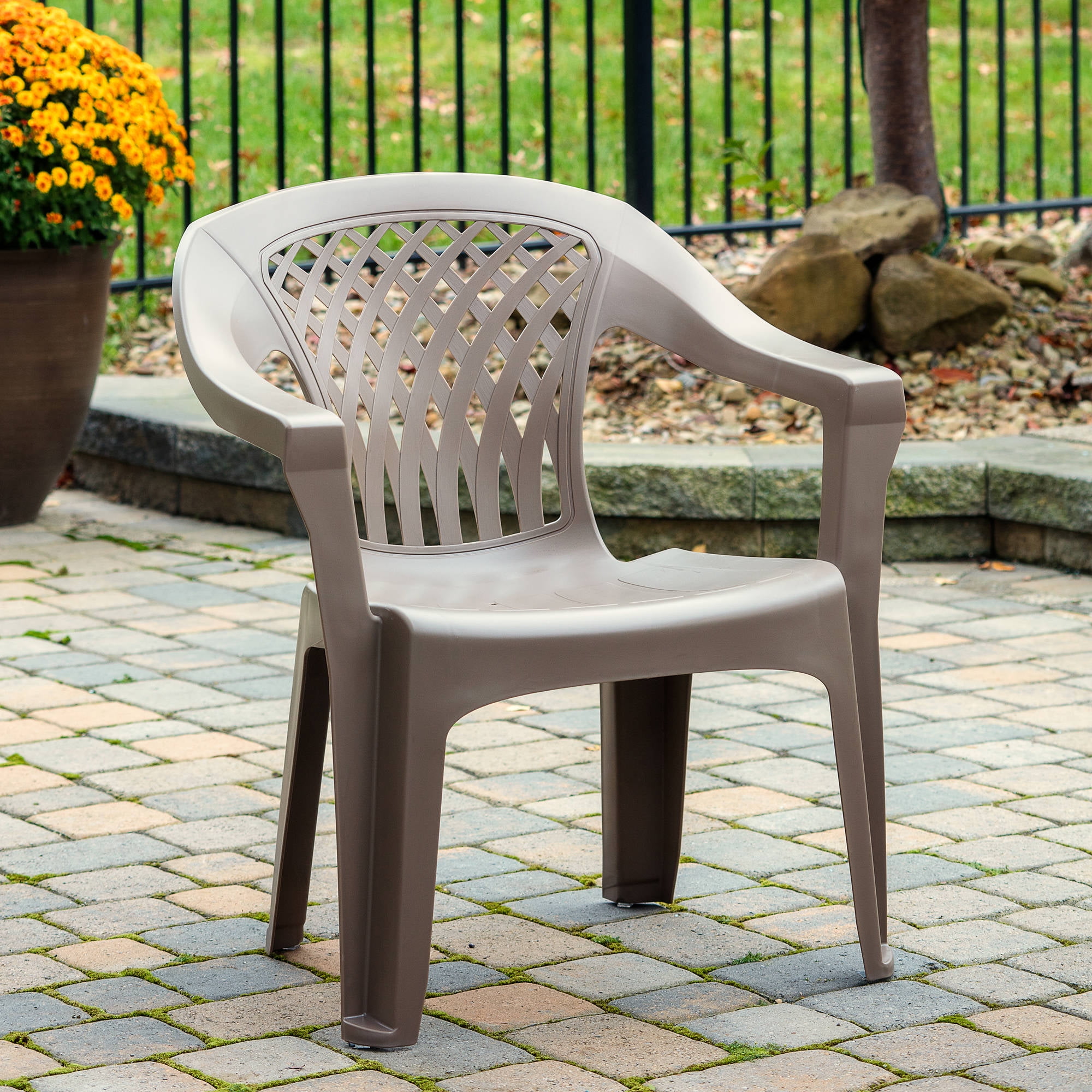 Adams Manufacturing Big Easy Stack Chair Portobello