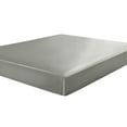 thumbnail image 1 of Unique Bargains Satin Silk Fitted Bed Sheet with Deep Pocket Ultra Luxury Smooth, 1 of 8