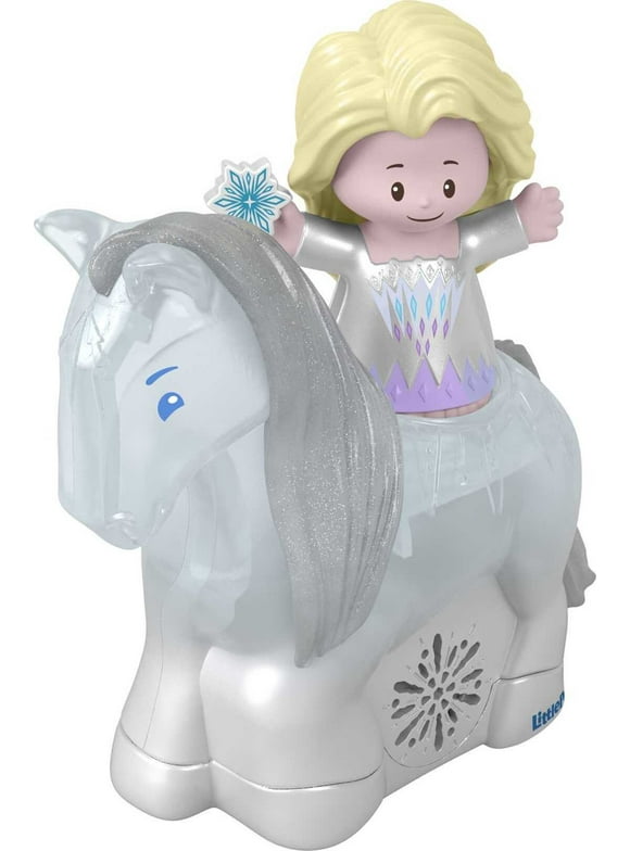 Disney Frozen Elsa & Nokk Little People Figure Set with Lights & Sounds for Toddlers