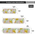 thumbnail image 4 of Coolnut 2 Pack Faucet Mat Splash Guard for Kitchen Sink,Giraffe Pink Floral 30x5 Inch Super Absorbent Microfiber Sink Protector Mat, Kitchen Sink Mat Machine Washable Kitchen Sink Accessories, 4 of 7