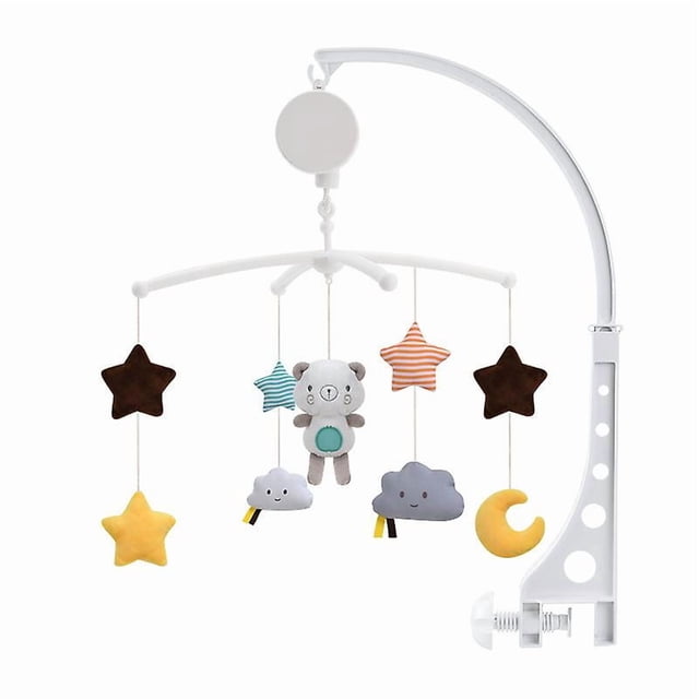 Baby Crib Musical Mobile, Cute Teddy Bear Wind Chimes Baby Bed Bell