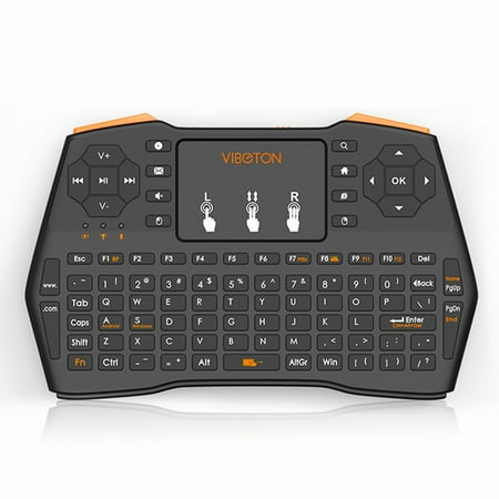 2.4GHz Wireless Keyboard with Touchpad Mouse Remote Control for Android Smart TV BOX HTPC (Best Android Tv Launcher)