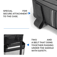 thumbnail image 3 of 3X Motorcycle Rear Seat Luggage Bag Tail Box Top Bag for R1200GS R1250GS Accessories, 3 of 8
