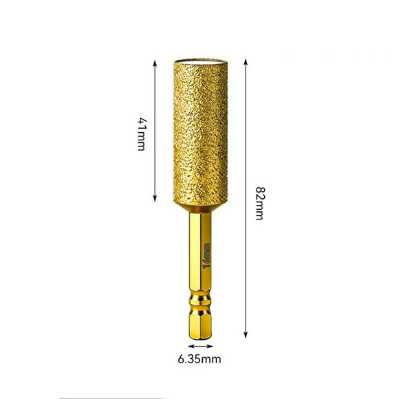 Glass Drill Bits for Drilling Holes in Glass Diamond Coated Hex Shank Grinding Head Set 6-16Mm, Tile & Glass Drilling Hole Cutter