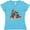 Aqua, variant on Inktastic Squirrel Superhero Landing with Acorns Women's V-Neck T-Shirt
