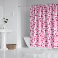 thumbnail image 2 of Pink Breast Cancer Shower Curtain 72"x84" ,Bathroom Decorative Shower Curtains Set with 12 Hooks,Modern Waterproof Washable Shower Curtain, 2 of 6
