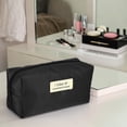thumbnail image 6 of 1 Pc Women Waterproof Makeup Bag for Business Travel Vacation Wedding Black Nylon, 6 of 6
