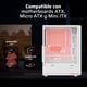 thumbnail image 3 of Gabinete Gamer BALAM RUSH DRAGONFLY PERFORM AIRCOOL GM590AW ATX Media Torre 4 Fan RGB Cristal Templado USB 3.0 Blanco, 3 of 6