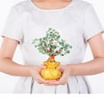 thumbnail image 4 of Árbol de cristal estilo bonsái Mini árbol De Dinero De Cristal Estilo Bonsái Feng Shui Traer Riqueza Suerte Verde Verde Magideal Árbol de cristal estilo bonsái, 4 of 7