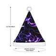 thumbnail image 3 of Daiia Galaxy Lightning Print Christmas Knitted Beanie Hat, Large Knit Hat Xmas Small Gifts For Men Women Adult, 3 of 6