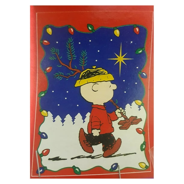Peanuts Charlie Brown's Christmas Decorative House Flag Indoor/Outdoor