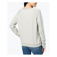 thumbnail image 2 of BAN.DO Womens Gray party Party Party Graph Long Sleeve Jewel Neck Tunic Sweater L, 2 of 2