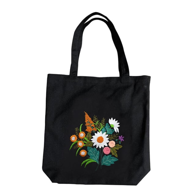 Bolso de mano de lona de de para adultos Hierba de luz de Zulema Tote De Lona Bordado