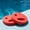 Red, variant on 2 Pieces Water Exercise Discs, Handhelds Round Water Floats Disc, Eva Foam Water Hand Discs, Water Aerobic Equipment Hand Held Swim Disc, for Pool Exercise Resistance Water Weights