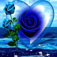 thumbnail image 1 of Pintura de diamantes 30 X 40 cm Sincero Amour Rose Bleue 5D para adultos y niños, 1 of 5