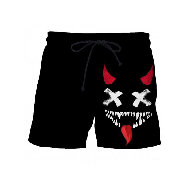 Pantalones cortos de playa para hombre, bañadores con cordón, cintura elástica, estampados gráficos Fivean unisex
