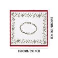 thumbnail image 2 of Christmas Tablecloth, Christmas Decorations Indoor, Christmas Tree Printed Dining Table Cover for Kitchen, Dining Room, Holiday Party and Home Decor, 2 of 6
