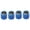 Blue, variant on LAZIOEGR Luxury Multicolor Crystal Car Headrest Collar Rings Shiny Seat Head Rest Decor Bling Charm Universal Fit for SUV Truck Vehicle Interior Upgrade Set, 4 Pieces / 4 Pcs (Colorful)