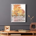 thumbnail image 6 of Watercolor Treeline Sketch II Framed Print in White Solid Wood 22 x 28 Framed Print, 6 of 6
