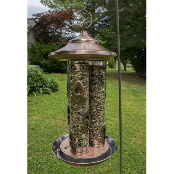 BF1003 Produits de Loisirs Extérieurs Mangeoire Triple Tube Deluxe, Cuivre